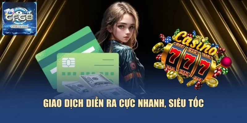 Giao dịch diễn ra cực nhanh, siêu tốc